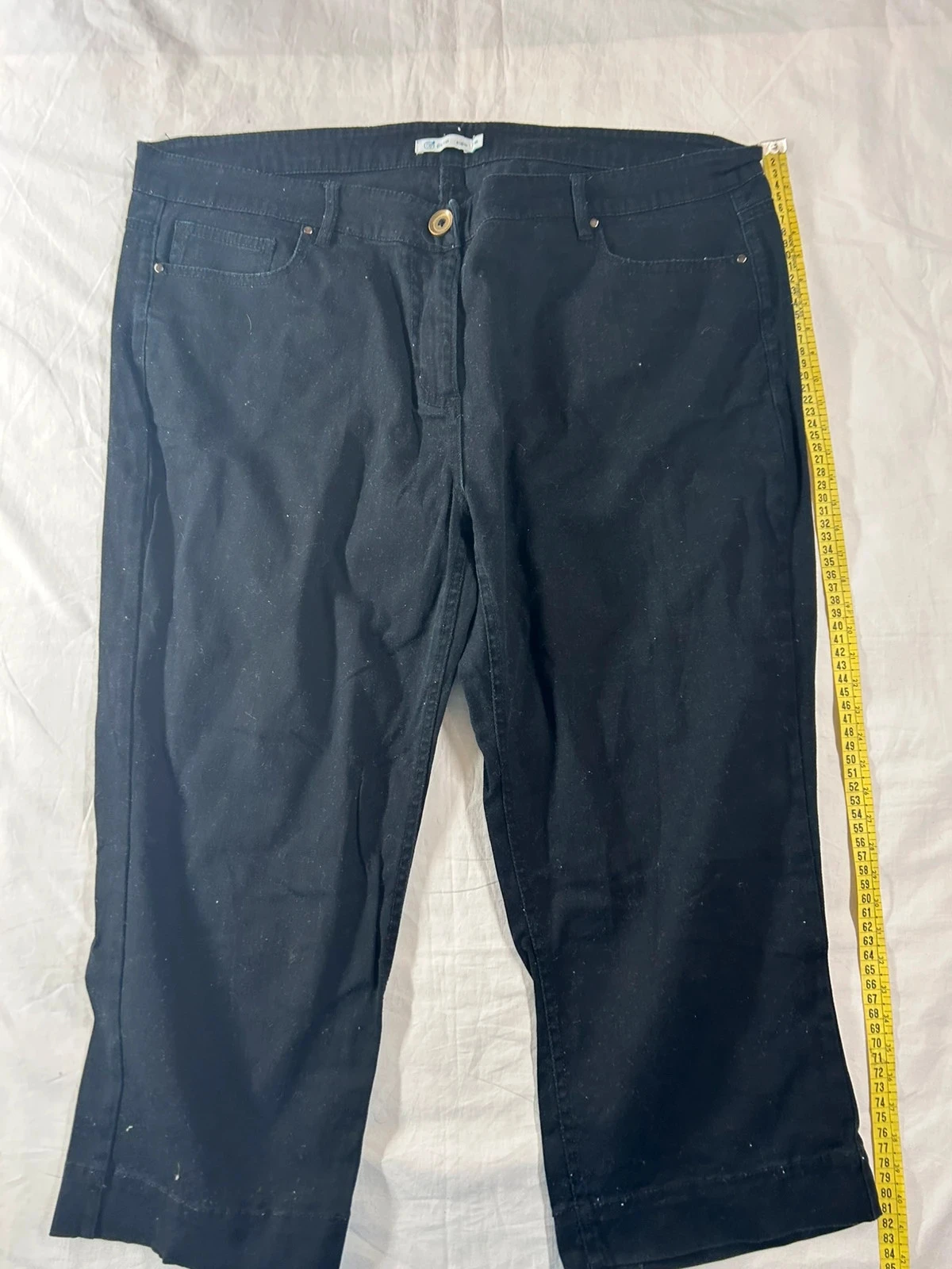 Calça jeans preta de corte reto GÉMO – photo 2